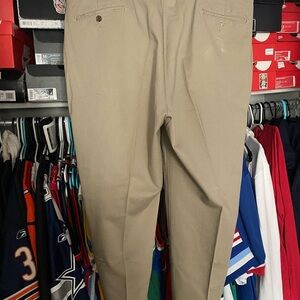 Ralph Lauren Tan Chinos Classic Cotton Blend Sz 42/30